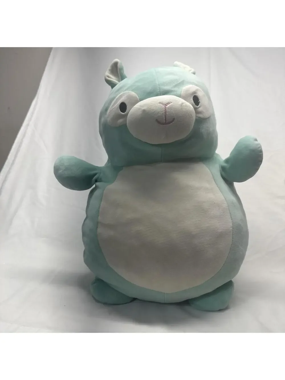 Squishmallow Large 18” PIERRE the Teal Green Alpaca Llama Hug Mees Plush Toy